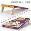 YouTheFan NCAA East Carolina Pirates 2 x 4 Professional Wood Cornhole Game with Logo Bags view 2