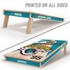 YouTheFan NFL Jacksonville Jaguars 2 x 4 Professional Wood Cornhole Game with Logo Bags view 2