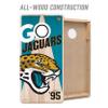 YouTheFan NFL Jacksonville Jaguars 2 x 4 Professional Wood Cornhole Game with Logo Bags view 3