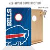 YouTheFan NFL Buffalo Bills 2 x 3 Wood Cornhole Game with Logo Bags view 3