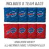 YouTheFan NFL Buffalo Bills 2 x 3 Wood Cornhole Game with Logo Bags view 4