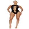 Forplay Women's Standard Sayulita One Piece Swimsuit, Black view 4