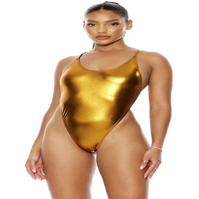 Forplay Women's Mazatlan One Piece Swimsuit - Gold, S