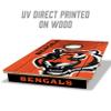 YouTheFan NFL Cincinnati Bengals 2 x 3 Wood Cornhole Game with Logo Bags view 2
