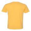 CornBorn Iowa Hawkeyes T-Shirt - Premium Tri-Blend Striped Hawkeyes Football Laces - Gold - Small view 2
