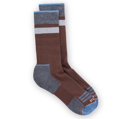 Pistil Men's Maroon Ryder Crew Sock XL
