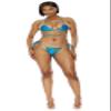 Forplay Women's Standard Punta Mita Bikini Set, Teal Wave view 3