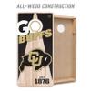YouTheFan NCAA Colorado Buffaloes 2 x 4 Professional Wood Cornhole Game with Logo Bags view 3