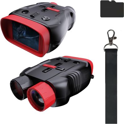 Night Vision Goggles for Kids with 32GB Card, 5X Zoom Kids Night Vision Binoculars - 1080P HD Digital Camera, Great Birthday Gifts for 3-8 Year Olds.Black