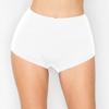 ALWAYS Women's Super Soft Casual Yoga Workout Shorts with Hem White M view 3