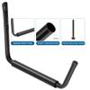 LUGO Heavy Duty Steel Storage Hooks, Wall Mounted Rack for Hanging 50 LB Canoe, Kayak, Surfboard, Snowboard, Ladders, Bikes, Garage Home Utility Hanging Storage (Black, 4) view 3