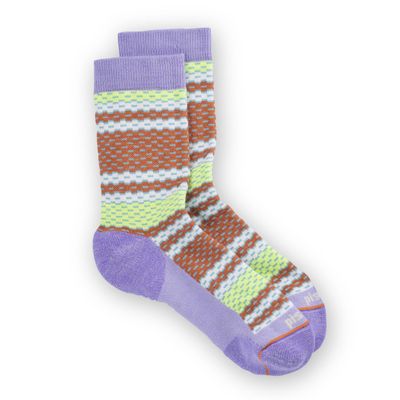 Pistil Women's Purple Phoebe Crew Sock MD
