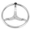 DOACT 13.5-Inch Stainless Steel Boat Steering Wheel, Marine Yacht Hardware Accessories, Weatherproof view 3