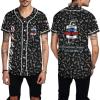 Custom Barber Smocks Personalized Salon Hair Stylist Baseball Jersey Shirts, Barbers Jacket for Men, Barbershop Logo Uniform view 1
