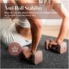 WeGym SafeGrip Square Dumbbells with Anti Slip Handles, Aesthetic Free Weights for Home Workouts, Stable Design Prevents Rolling during Floor Exercises (12LB, Pair Rose) view 3