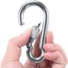 Large Spring Snap Hook Carabiner, Snap Hook Clip Heavy Duty Carabiner Clip (8MM Screw) view 3
