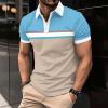 Shirts for Men Man Shirt with Tie Men Classic Polo Shirt Long Sleeve Big and Tall Shirts for Men Men Shirt Super Man Shirts for Men Black Stripe Polo Shirt for Men of Today view 2