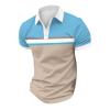 Shirts for Men Man Shirt with Tie Men Classic Polo Shirt Long Sleeve Big and Tall Shirts for Men Men Shirt Super Man Shirts for Men Black Stripe Polo Shirt for Men of Today view 3