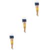 Healvian 3pcs Knee Support Sleeve for Outdoor Sports Elastic Knee Warmer for Running Hiking and Activities Comfortable for Men and Women Yellow view 1