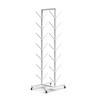 SOYDAN Large Rolling Yoga Mat Rack, Metal Foam Roller Storage Holder with Wheels, Home Gym Sports Equipment Organizer, Easy to Install/White/7 Tier view 1