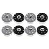 TORPSPORTS Shuffleboard Pucks, Mini Shuffleboard Puck Set, 58MM Shuffleboard Pucks Equipment for Family Fun Home Game Black&Grey view 1