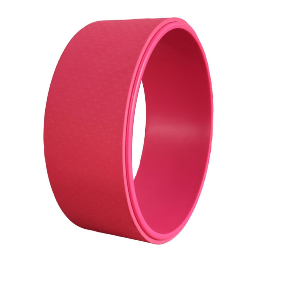 SUPVOX Yoga Wheel Backbend Artifact Deep Red Yoga Roller for Backbends Core Strengthening and Waist Shaping Essential for Levels
