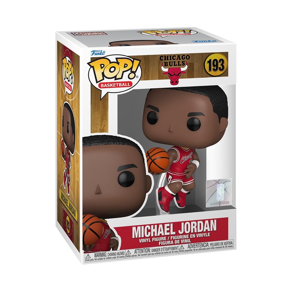 Funko POP NBA: Bulls - RS Michael Jordan - Collectable Vinyl Figure - Gift Idea - Official Merchandise - for Kids & Adults - Sports Fans - Model Figure for Collectors and Display