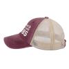 FUNGISDIN Real Friends Show Me Their Boobs Hat for Men Cute Funny Cycling Caps for Women Deep Rose Cycling Cap Plain Unique Gifts for Farmers view 3