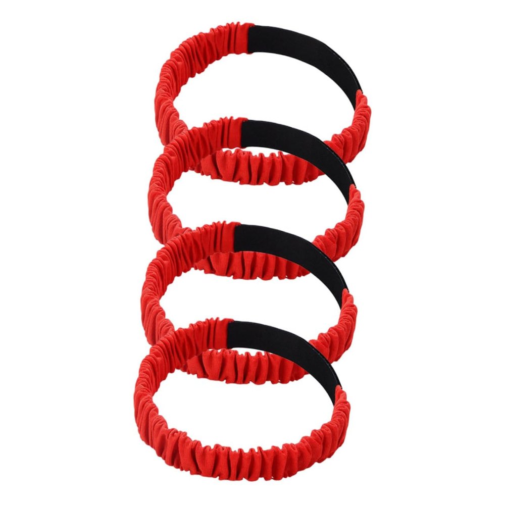 Yardwe 16pcs Legged Race Bands Teamwork Training Straps Outdoor Game Straps Elastic Leg Race Ropes