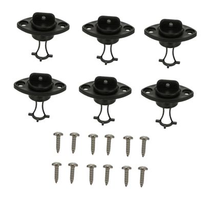 GANAZONO Boat Accessories 6 Pack Kayak Canoe Drain Plugs Waterproof Scupper Plugs for Drainage Fits Kayaks