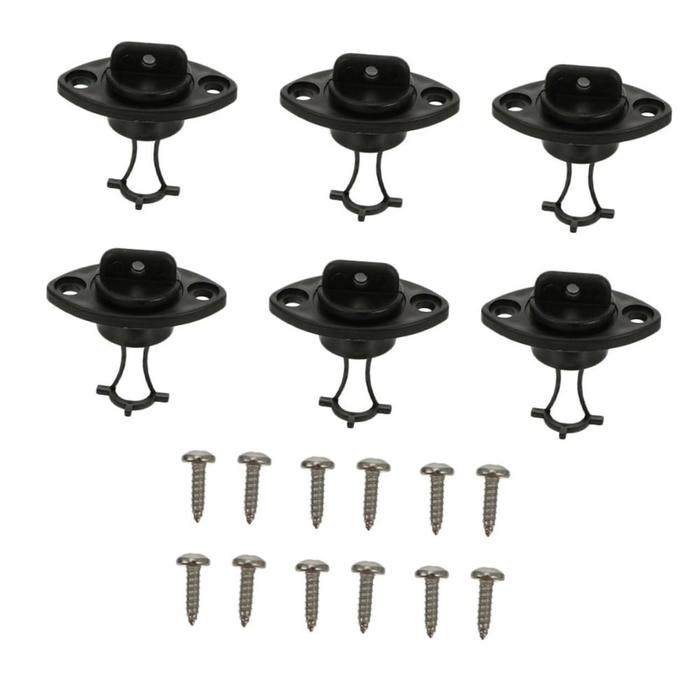 GANAZONO Boat Accessories 6 Pack Kayak Canoe Drain Plugs Waterproof Scupper Plugs for Drainage Fits Kayaks