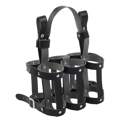 OLurkthu Beer Bottle Holder Water Bottle Bike Carrier Beverage Drink Carrier Bike Back Seat Bottle Holder, Holds Up to 6 Bottles Easy Install Easy to Use