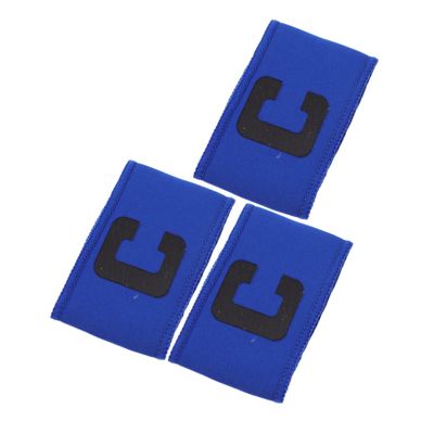 Yardwe 3pcs Captain Armband for Soccer Elastic Team Leader Bands Sports Supplies for Youth and Adults for Football Training and Matches