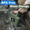 3.2 Gallon Water Jug with Spigot, BPA Free Leak-Proof Camping Water Container, Portable Emergency Water Storage for Outdoor Hiking, Camping, Home Use, Camping Essentials view 4