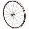 LSRRYD Road Bike Front Rear Wheels 700C V/C Brake Wheelset Carbon Fiber Hubs Aluminium Alloy Rims with Flat Spokes QR 8 9 10 11 Speed Cassette Flywheel (Color : Black Hub, Size : 700C) view 2