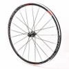 LSRRYD Road Bike Front Rear Wheels 700C V/C Brake Wheelset Carbon Fiber Hubs Aluminium Alloy Rims with Flat Spokes QR 8 9 10 11 Speed Cassette Flywheel (Color : Black Hub, Size : 700C) view 3