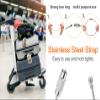 2 Pack Luggage Tags for suitcases Cute Funny cat Luggage Tag, Leather Stainless Steel Loop Label Tag for Men Women Travel Bag Suitcase2 cat view 4