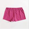 DIERAN Summer Womens Casual Shorts Elastic Waist Slit Front Skort view 2