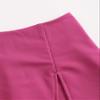 DIERAN Summer Womens Casual Shorts Elastic Waist Slit Front Skort view 4