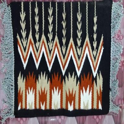 EQUIGEAR Western Ranch Horse Saddle Blanket New Zealand Wool Western Design Handmade Saddle Blanket Top Wool Pad Sensor Flex (Customization Available) ZB-052 (34" x 36")