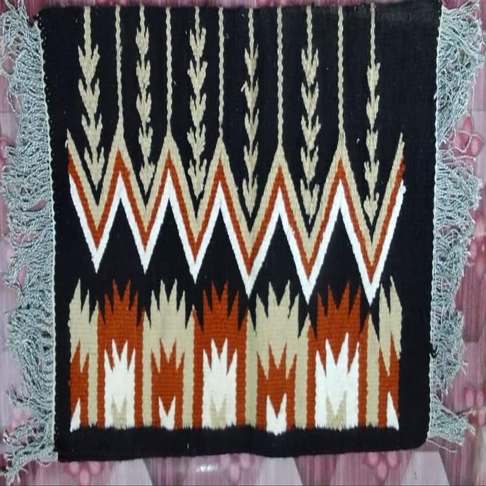 EQUIGEAR Western Ranch Horse Saddle Blanket New Zealand Wool Western Design Handmade Saddle Blanket Top Wool Pad Sensor Flex (Customization Available) ZB-052 (34" x 36")