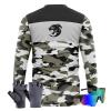 HECLOK Men's Long Sleeve Mountain Bike Jersey Downhill,Off-Road Jersey,Motocross Shirts,Wicking and Quick-Dry (TYP-5,XXS) view 2