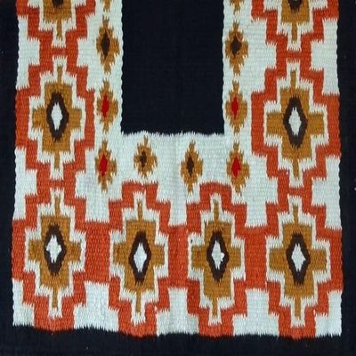 EQUIGEAR Western Ranch Horse Saddle Blanket New Zealand Wool Western Design Handmade Saddle Blanket Top Wool Pad Sensor Flex (Customization Available) ZB-091 (36" x 40")