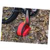 BESPORTBLE 6pairs - Toe Clip Pedal Straps for Cycling Firm Pedal Bands Material for Comfortable Secure Red Design view 2