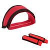 BESPORTBLE 6pairs - Toe Clip Pedal Straps for Cycling Firm Pedal Bands Material for Comfortable Secure Red Design view 4