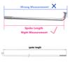 12 Gauge 304 Stainless Steel Electric Bicycle Spokes and Nipples 12G Silver Color E-Bike Spokes of Bag of 36 PCS Dia. About 2.6MM (286MM) view 2
