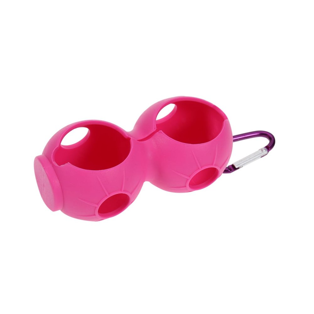Kisangel Golf Set Ball Holder Clip Silicone Ball Carrier Accessory for Storage Display