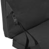 Ddewing Outdoor Foldable Chair with Backrest Soft Sponge Cushion Back Chair Stadium Cushion with Backrest Foldable Cushion Chair for Stadium and Beach(Black) view 4