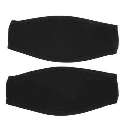 2Pcs Dive Mask Strap, Neoprene Breathable Soft Dive Wrapping Strap Cover Hair Protector Wrap Slap Straps, Material Stabilizing Safe Protection Dive Wrapping Strap Diving Mask Strap for Diving