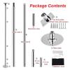 YLQFGUVWK Home Stripper Pole,Fitness Rotating Dance Pole Portable Detachable 45mm Dance Pole Kit for Fitness Club Party Bar view 4